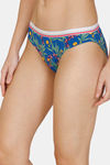 Zivame Tree Of Life Printed Bikini Low Rise Full Coverage Panty - Classic Blue — thumbnail 3